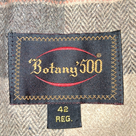 Botany 500 Brown Herringbone Trench Coat Women Size 42 Made In Usa - Picture 2 of 16